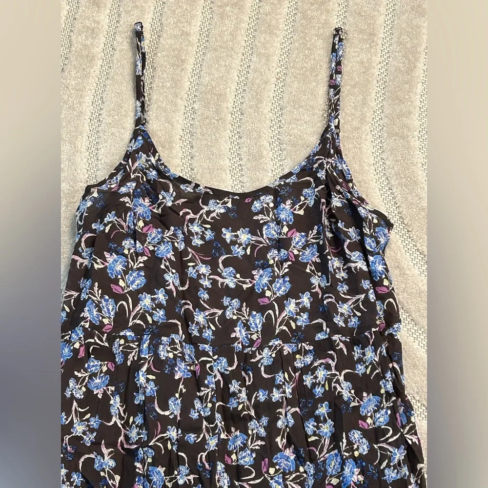 Free People Pretty Baby Floral Ruffle Hem Romper Boho - L